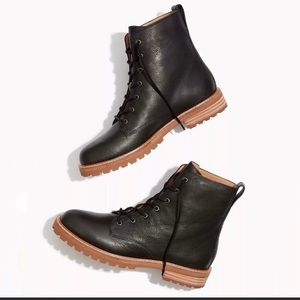 Madewell Levi lace up boot EUC
